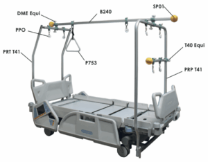 T41 Linet Multicare Traction Frame