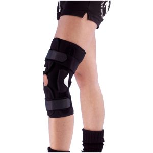 Wraparound knee brace